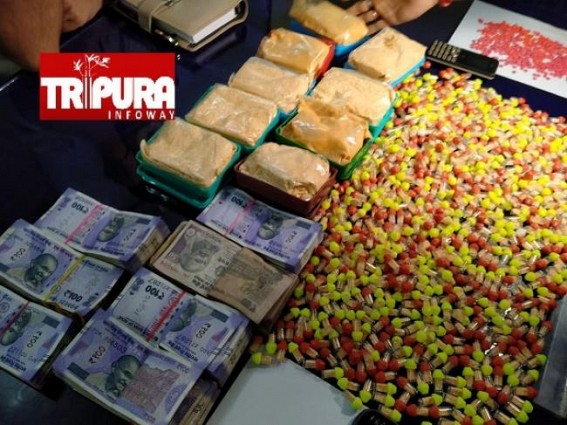 Agartala : Huge amount of Drug items were Seized by West PS, 2 Arrested 